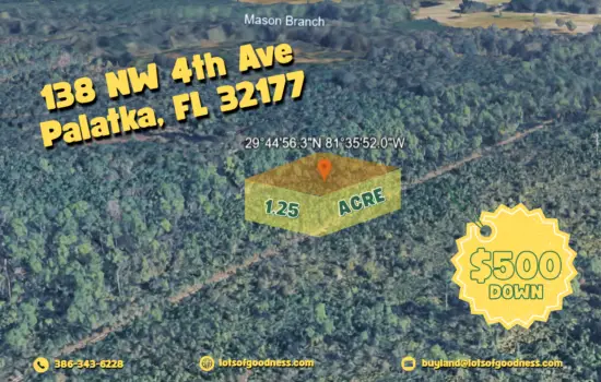138 NW 4th Ave 1+ acre in Palatka for just $399/mo by LOG