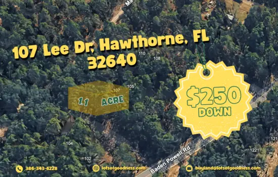 Vacant Lot at 107 LEE DR, HAWTHORNE for just $250 Down by LOG