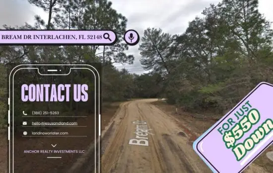 A 0.24 acres lot at 134 Bream Dr by Anchor Realty
